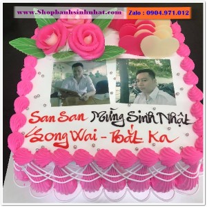 Bánh Sinh Nhật In Hình Ảnh - H343